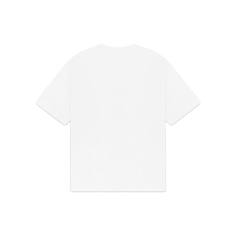 WE11DONE Angel Print Round Neck Short Sleeve T-Shirt Unisex Tops White WD-TT3-23-786-U-IV