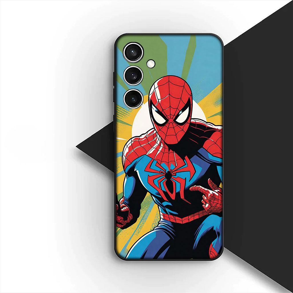 Phone Cover for Motorola Moto G22 G23 G32 G53 G60 G72 G64 G20 G8 G9 Plus Power E13 E20 E32 Case Spiderman Marve Spider Man
