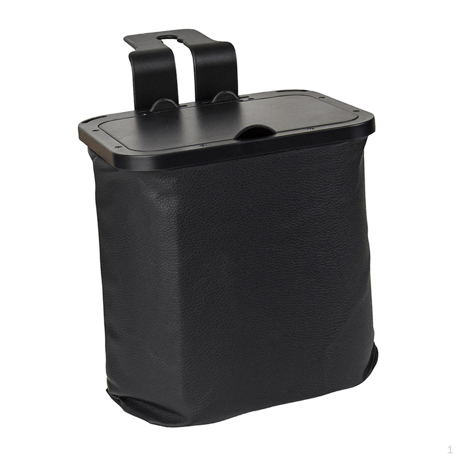 

Car Garbage Can Trash Bag Hanging Bin Scratch Resistant Automotive Accessories