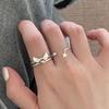 Sweet Angel Wings Star Ring: Stylish Openable Women's Index Finger Ring