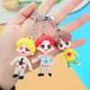 BTS 3D Cartoon Style Keychain, SoftCartoon Figure Charm, Kpop ARMY Fans Collectible Bag Pendant