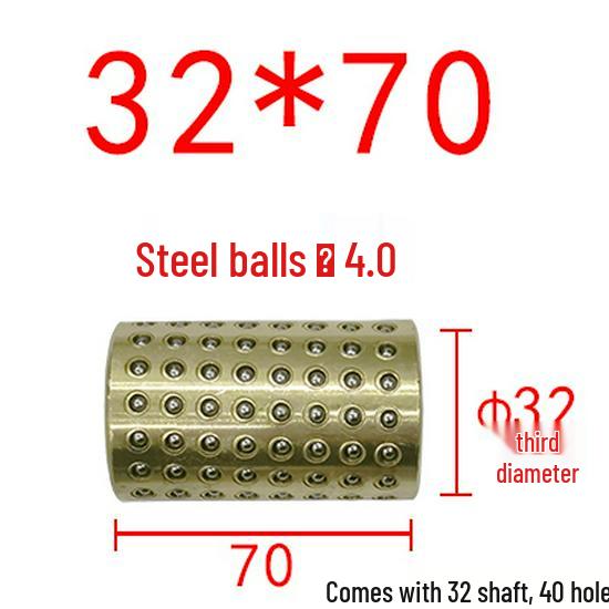 Golden Copper Ball Bearing Cage Mold Guide Bush Holder