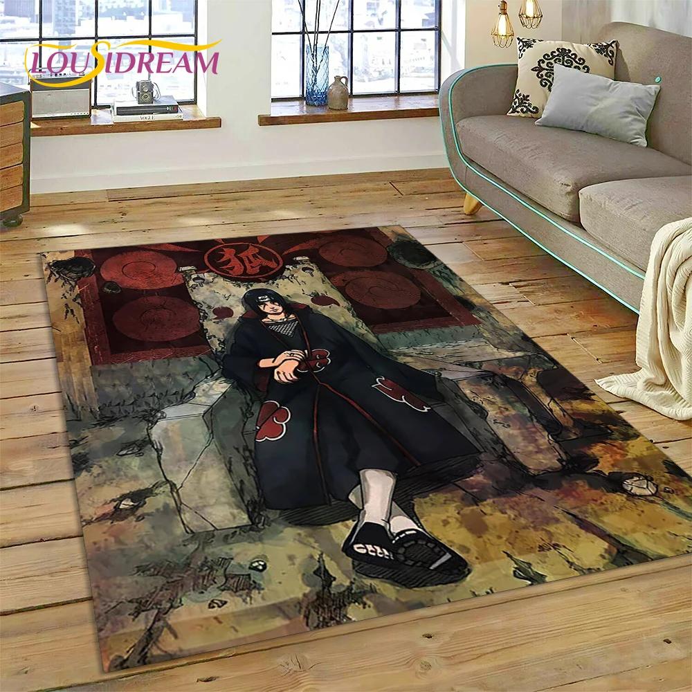 Cartoon 3D I-Itachi Japan Anime  Area Rug,Carpet Rug for Living Room Bedroom Sofa Doormat Decoration, Kids Non-slip Floor Mat