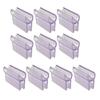 10 Piezas Clip Soporte para Señal Gridwall Soporte Exhibidor de Señales para Mercancía Clip para Etiqueta de Tienda Minorista Para Exhibidor de Rejilla de Alambre