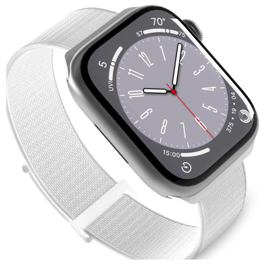 Pasek Nylonowy Puro Sport Do Apple Watch 38 / 40 / 41 Mm - Biały