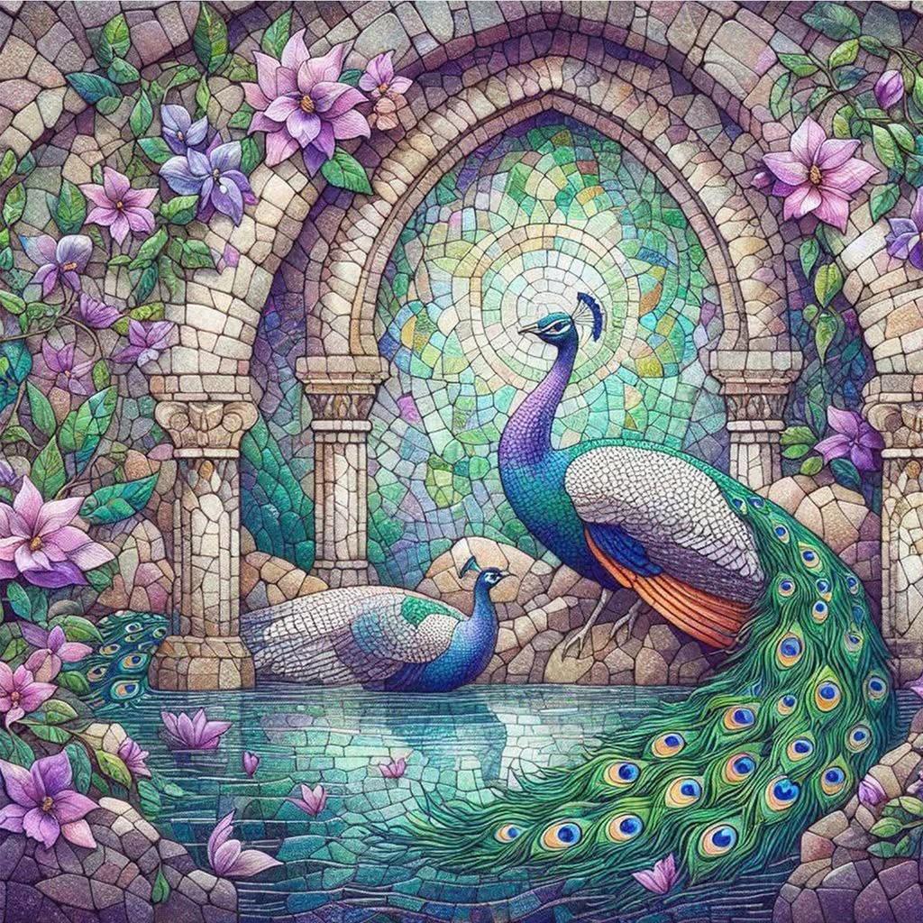 Animal 5D DIY Diamond Art Painting Kits for Gift Home Wall Decor Diamond Art Kits DIY Gem Art Diamond Painting Kits 30x30cm