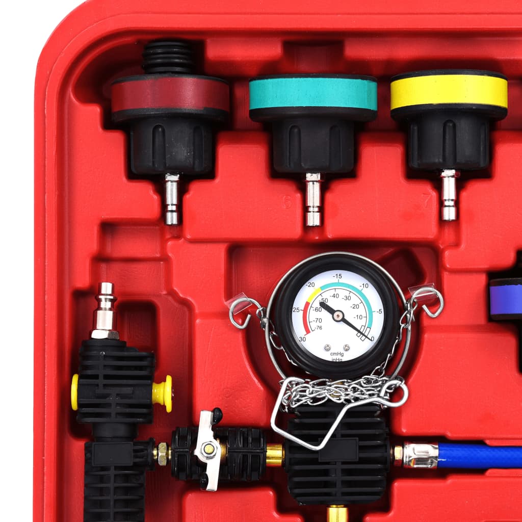 Vidaxl 28-Piece Cooling System Pressure and Temperature Tester