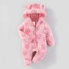 Baby Fall Winter Romper Onesie Newborn Infant Cotton Padded Footie Jumpsuit Long Sleeve