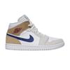 Air Jordan 1 Mid 'White Khaki Blue Void'