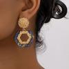 Retro Palace-Inspired Stud Earrings – Classic Vintage Jewelry for Women’s Sophisticated Look