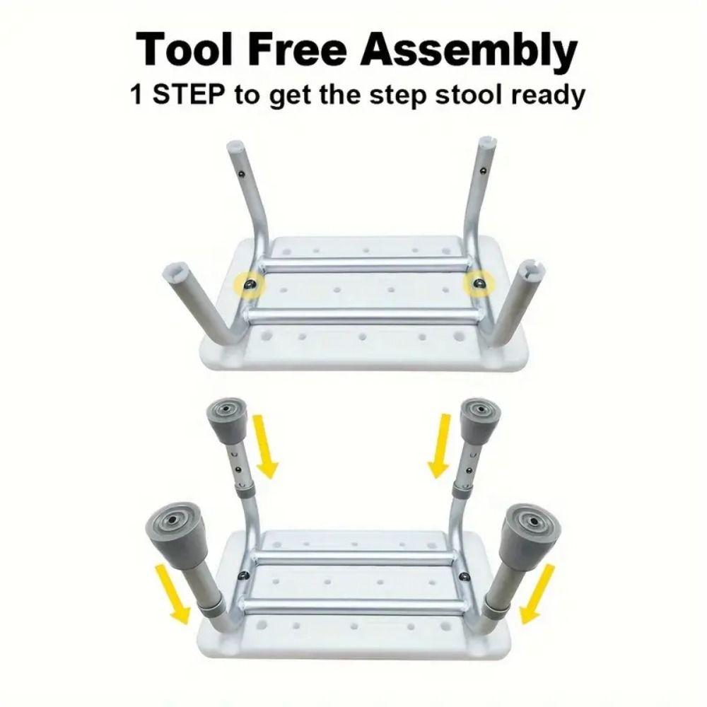 Portable Bathroom Stool Non-Slip Feet Shower Seats Comfortable Bathtub Chair Bathroom