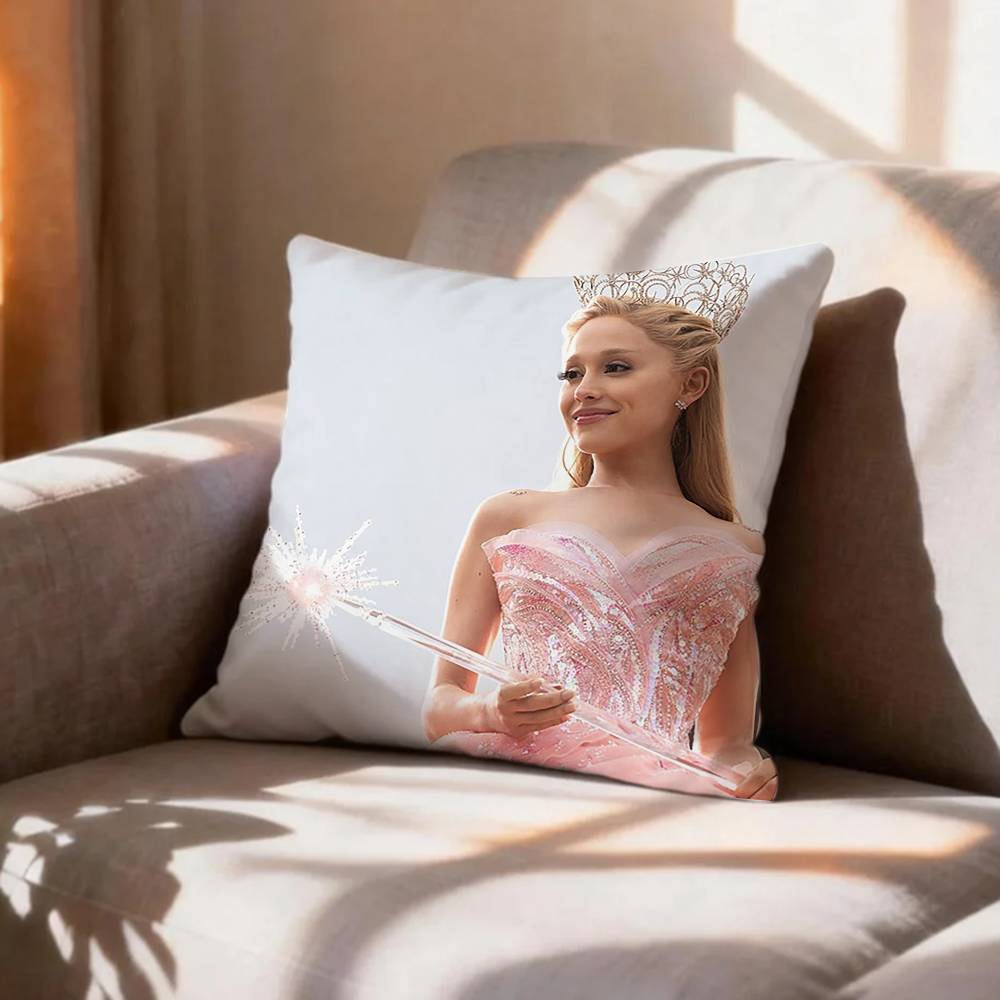 Music Star Ariana GGrande Pillow Case Pattern Printed Pillowcase For Living Room Sofa Cushion Cover