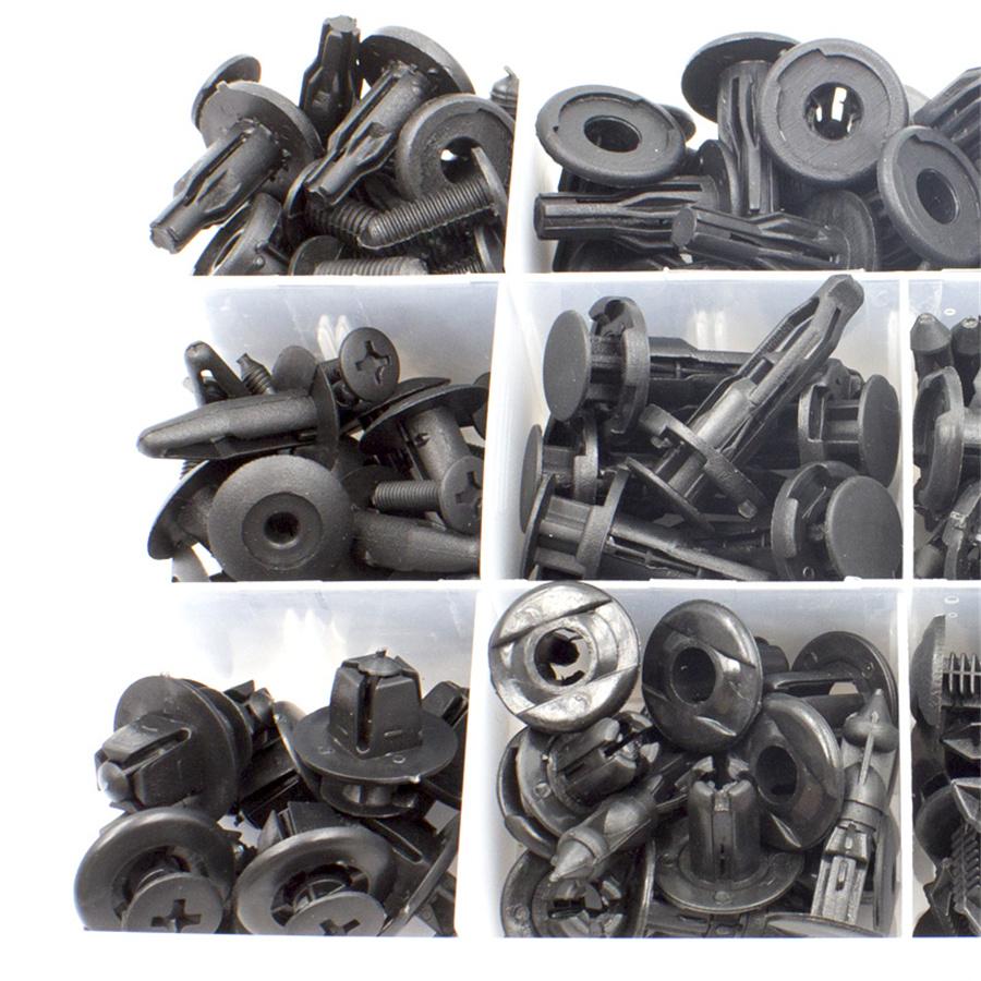 110 × Fastener Clips Fender Bumper Leaf board Trunk Fastener Grommet Clip Fasten