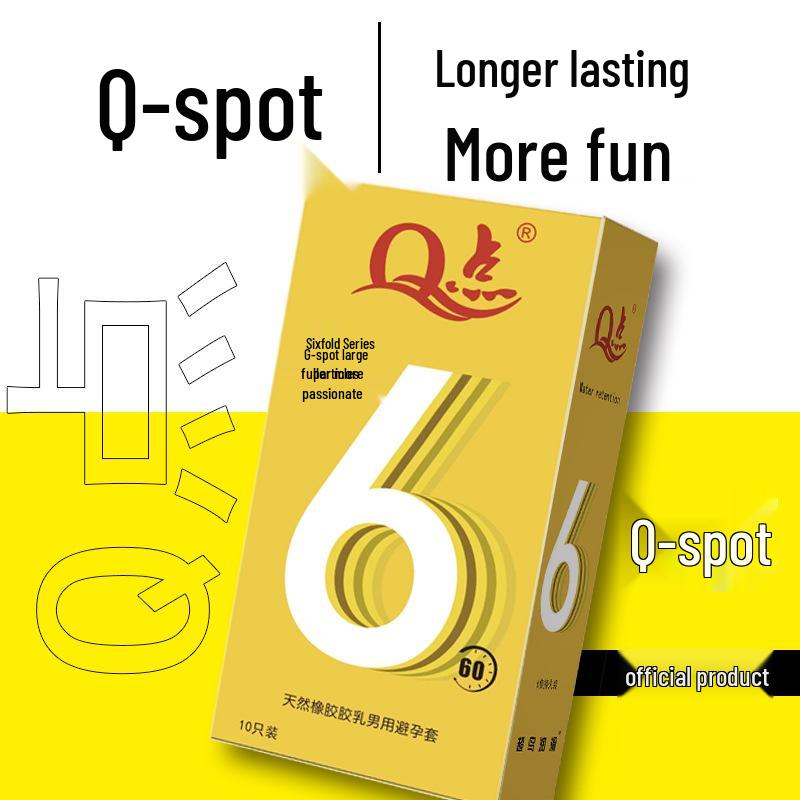 Wolf Tooth Large Particle Spiked Condom for Enhanced Pleasure - Q Spot Adult Product