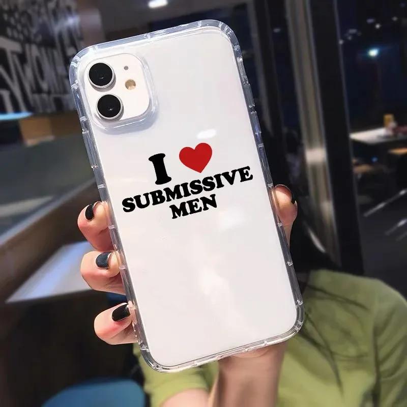 

Cute Funny I Love My Girlfriend Phone Case for IPhone 11 12 13 14 Pro Max X XR 15 Clear Couple Paired Coques Girlfriends Gift For iPhone 15ProMax