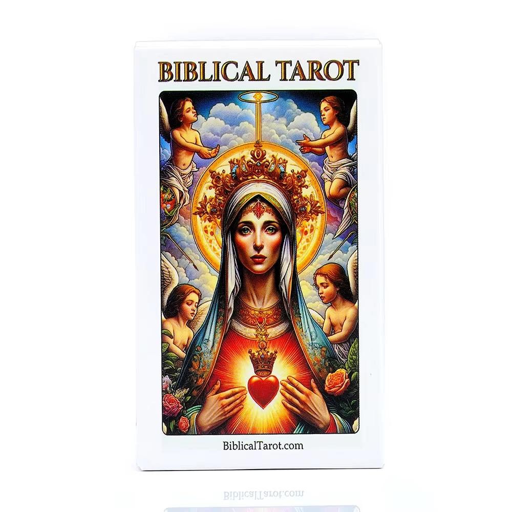 Biblické Tarotové Karty Věštecké Karty Deskové Hry Ilustrace Věštění Moudrost Věštecké Karty Párty Stolní Hra Zábava Volný Čas