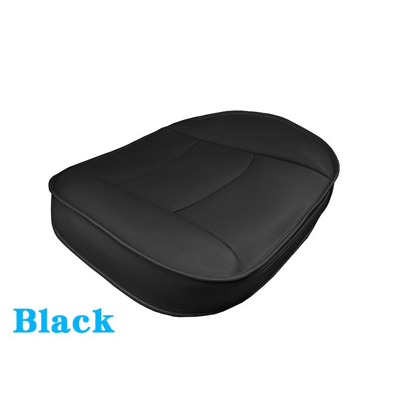 Car Seat PU Leather Cover Protection Backless Single Seat Cushion Luxury Leather Car Seat Protector Universal All Seasons