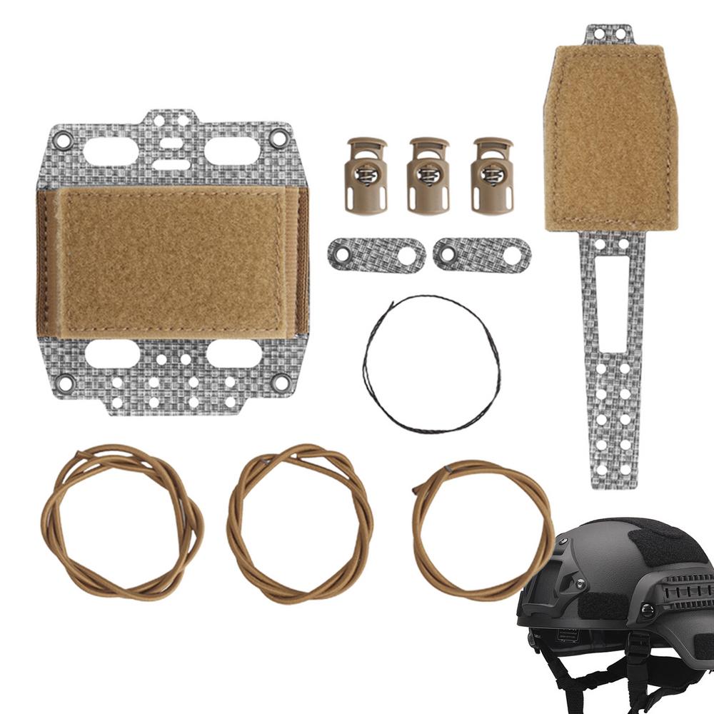 Battery Pouch For Helmets Battery Pack Case Balance Weight Bag 1000D Nylon Adjustable Elastic Cord Outdoor Accessories For