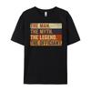 Wedding Officiant Marriage Officiant The Unisex Myth Legend Grey Shirt Graphic Tee Unisexs Tshirts Vegan