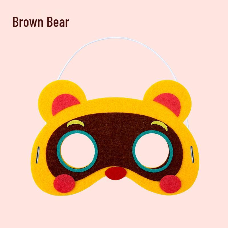 DIY Kids' Animal Masks: Educational & Interactive Dress-up Game