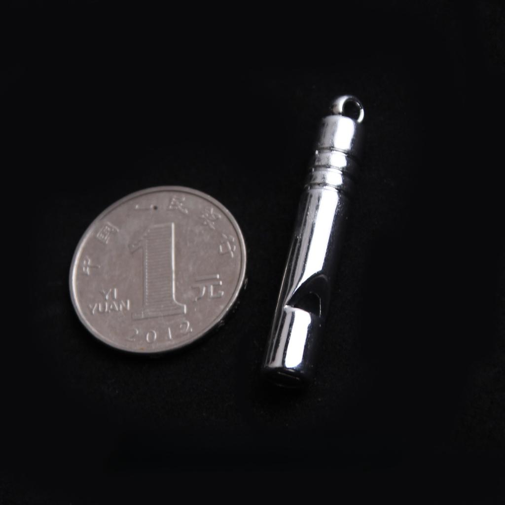 European and American Hip-hop Personality Trendy Men's Whistle Necklace, Simple Ins Earth Cool Flute Can Blow Sweater Chain Women Pendant