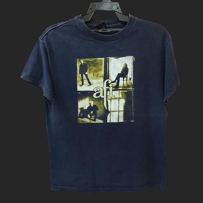 Vintage Y2K Afi American Rock Band Black T Shirt Afi Band Music Genre Punk Rock Ghotic Rock Horror Punk Band Shirt Size S