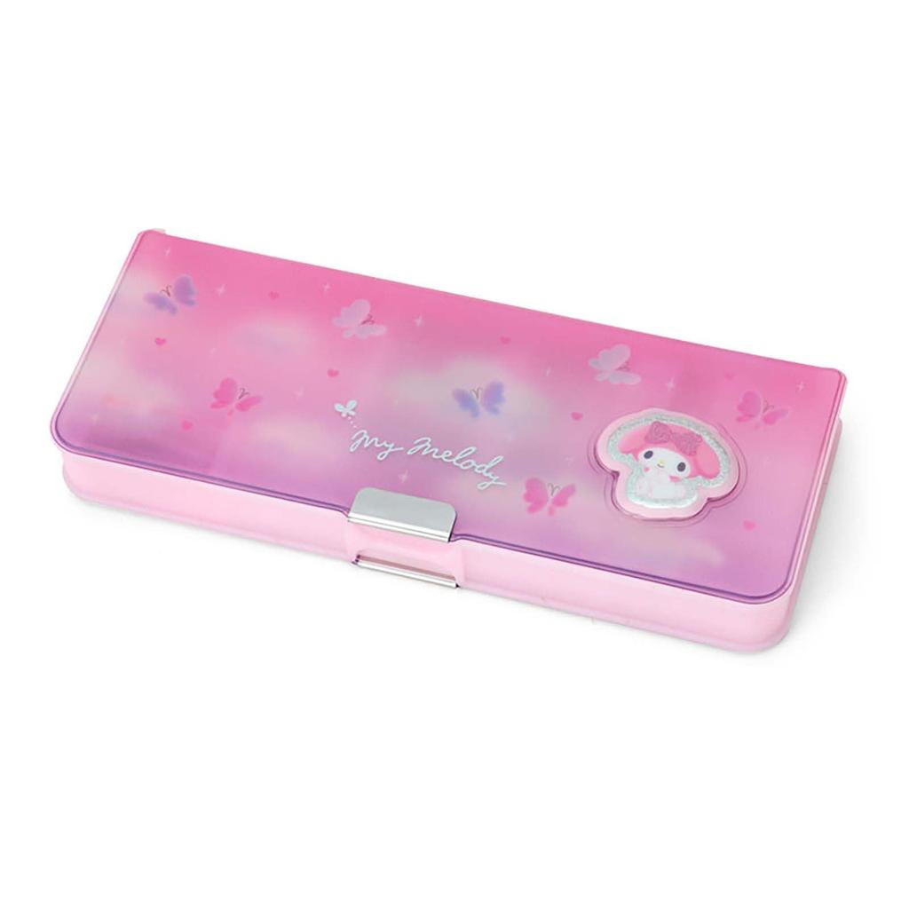 Sanrio Opening Pencil My Holds 6 Includes Mini Sharpener and Name Product 264962 (SANRIO) Double-Sided Case, Melody, Double-Sided Opening, Pencils,