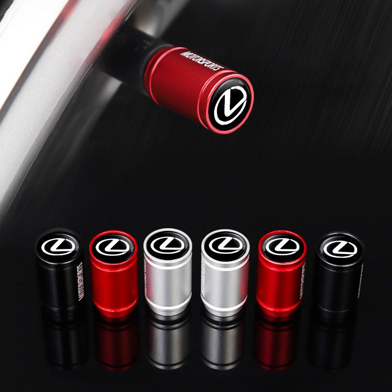 4 Bucăți Capac Valve Anvelopă Mașină Accesorii Capac Valve Jantă Aliaj Pentru Lexus F-SPORT ES RX NX LS UX LM LX GX LC RZ IS CT GS RC HS SC