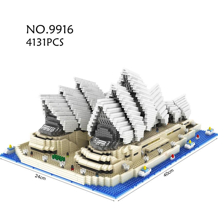 World Famous City Architecture Mini Building Blocks Model Educational Toys for Children Gifts Compatible with Brands Mini Bricks