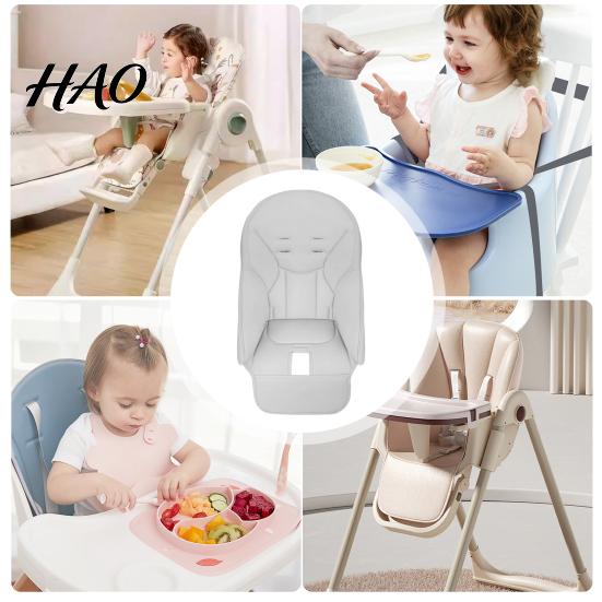 Comfortable High Chair Pad Baby Cushion Replacement Faux Leather Restaurant Dining Durable Seat Cover Non-Slip Highchair for Toddler Kids