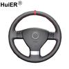 For Volkswagen VW Golf 5 Mk5 Passat B6 Hand Sewing Car Steering Wheel Cover