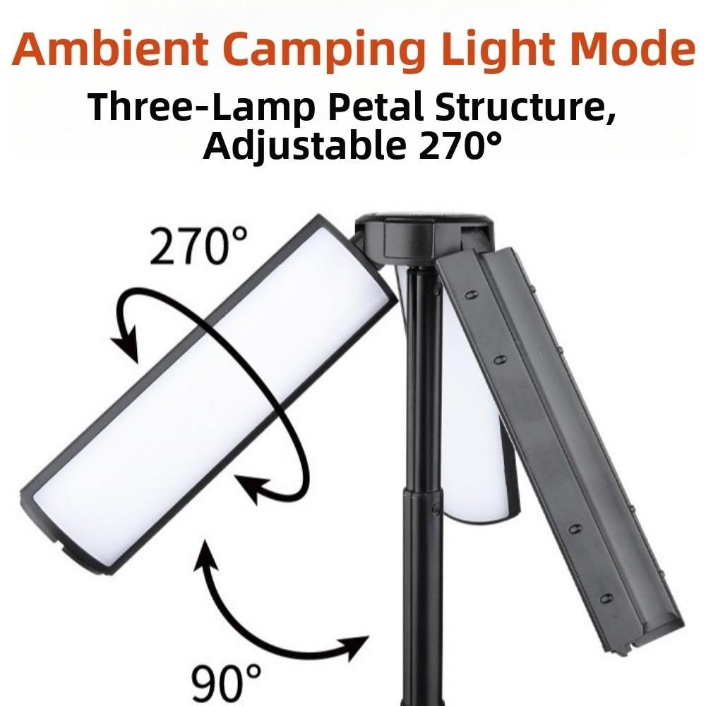LED Light Camping Light Telescopic Telescopic Flashlight Emergency Lamp  Outdoor Camping