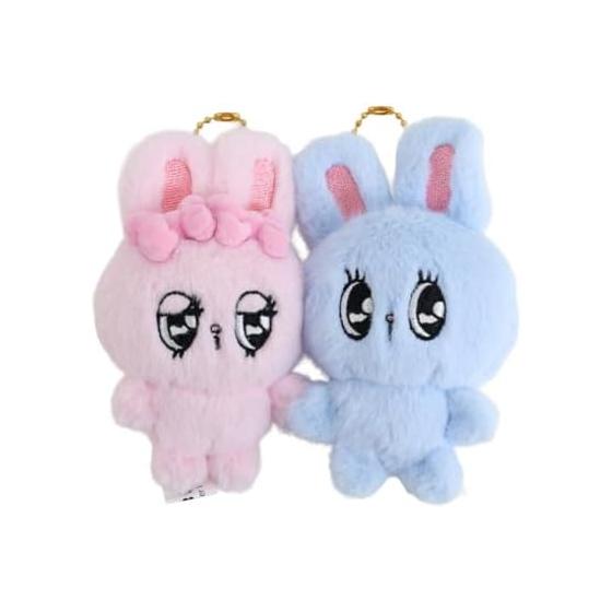 Cracks Esther Bunny Niko Nui Keychain Ribbon Bunny & Blue Bunny 307334 Esther Kim Rabbit