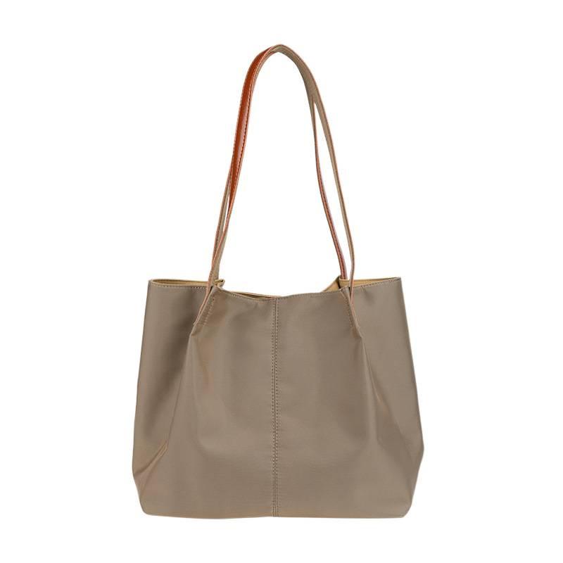 2025 Autumn Commuter Portable Oxford Cloth Women's Bag Shoulder Canvas New Popular Large Capacity Tote Bag