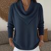 Women's Autumn and Winter New Solid Color Long Sleeve Tops and Sweaters