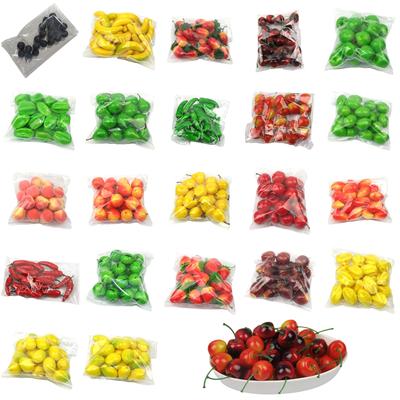 20pcs Simulation Artificial Fruit Lemon Orange for Restaurant Hotel Home Garden Wedding Kitchen Decoration Photo Props