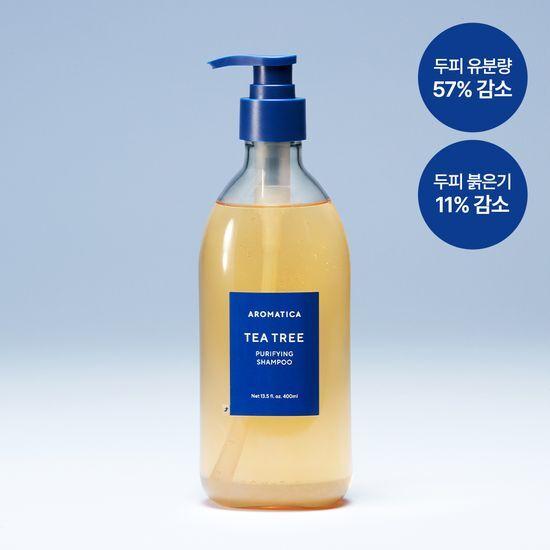 AROMATICA Tea Tree Pure ReFaing Shampoo 400ml (Single/Refill)