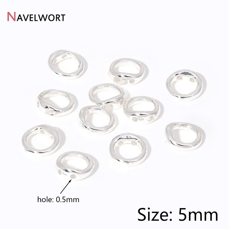 10/20Pcs Gold Plated Brass Crimp Beads,End Caps For Jewelry Making,Caps For Bracelet,Supplies For Jewelry,DIY Accessories