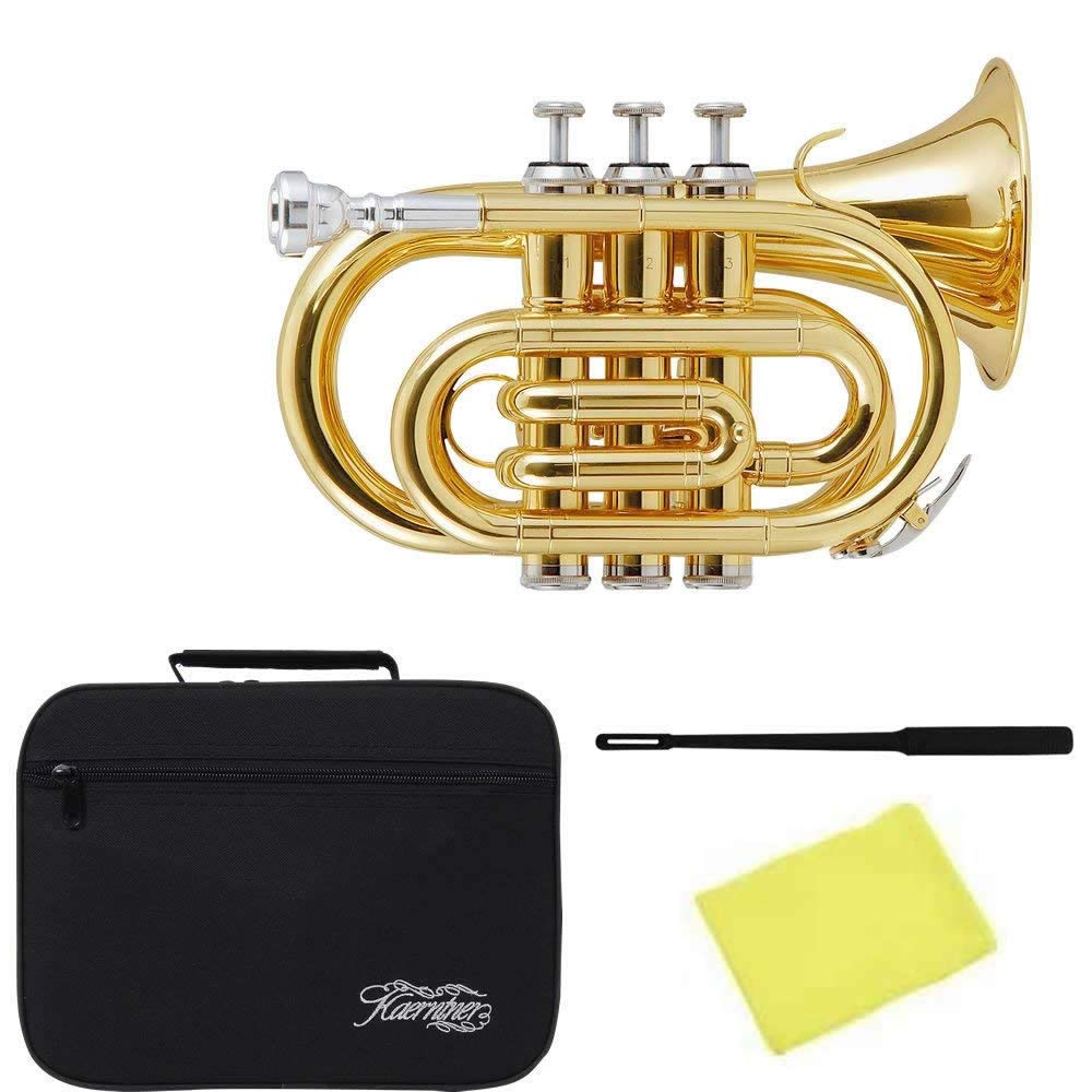 Kaerntner Pocket Gold KTR-33P/GD Trumpet, (with semi-hard case)