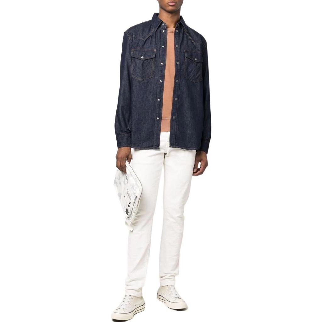 DIESEL D-Ocean Western Long-Sleeved Shirt A035190CGAU01