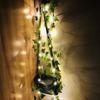 Wedding Wall Patio Decoration Christmas Pendant Leaf Garlands Lamp String Lights Christmas Decor