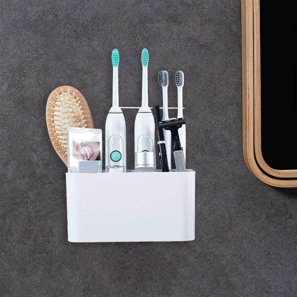 Toothbrush and Toothpaste Holder Organizer for Family Vanity Short