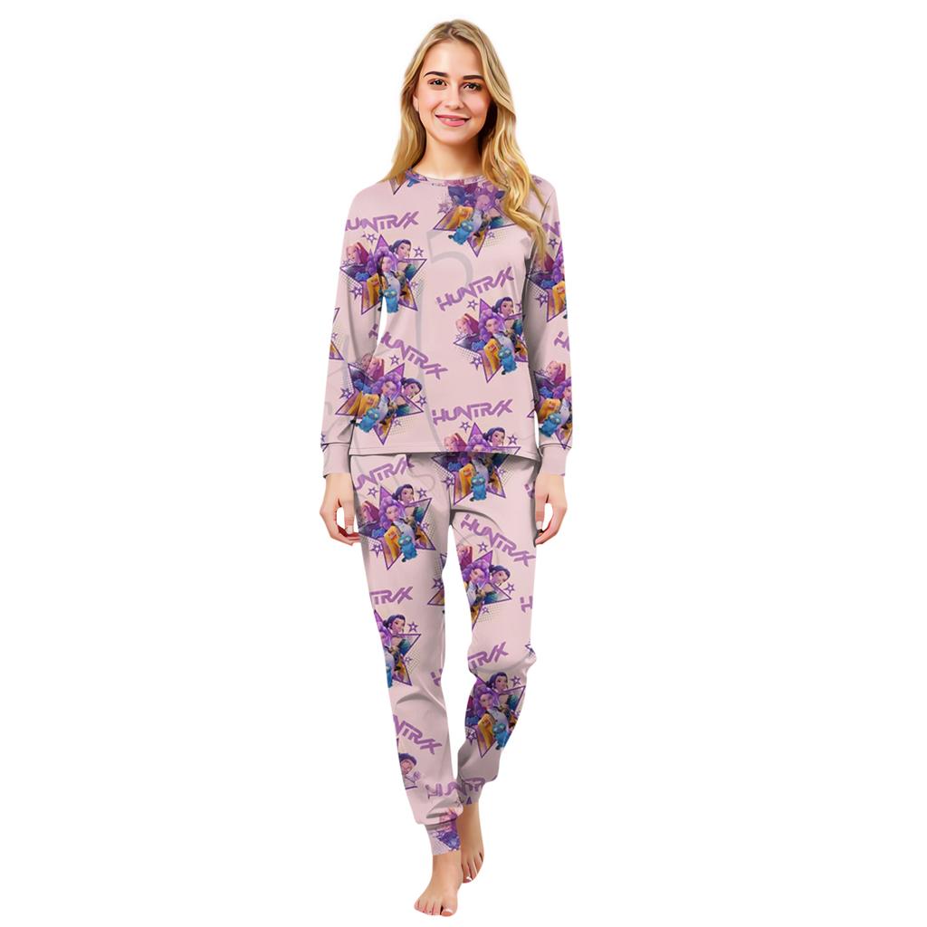 Prints Family Matching Long Sleeve Tops+Pants Set Family Matching Sets