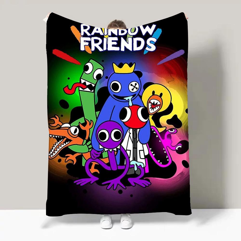 Game R-Rainbow F-Friend Blanket Design Lightweight  For Dorms, Naps, Living Room, Office,Sofa,All-Season