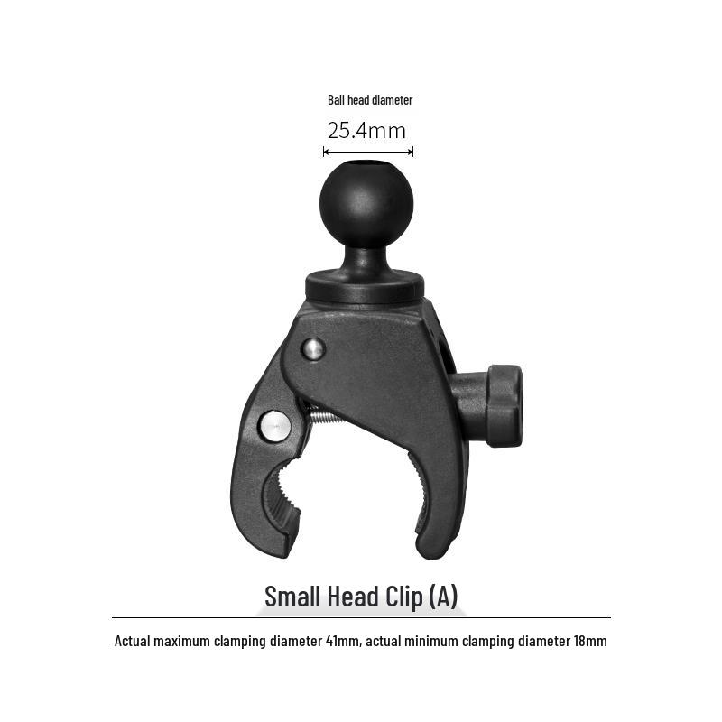 

Быстросъемный шаровой зажим для внедорожника, совместимый с круглыми трубами 18-53 мм, руль мотоцикла - Кронштейн-зажим с широким отверстием. чёрный
