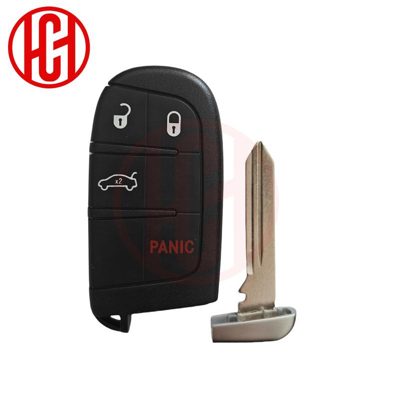 Car Smart Key Case Shell For Jeep Cherokee Dodge Ram 1500 Journey Charger Dart Challenger Durango Chrysler 300 CY24 Blade