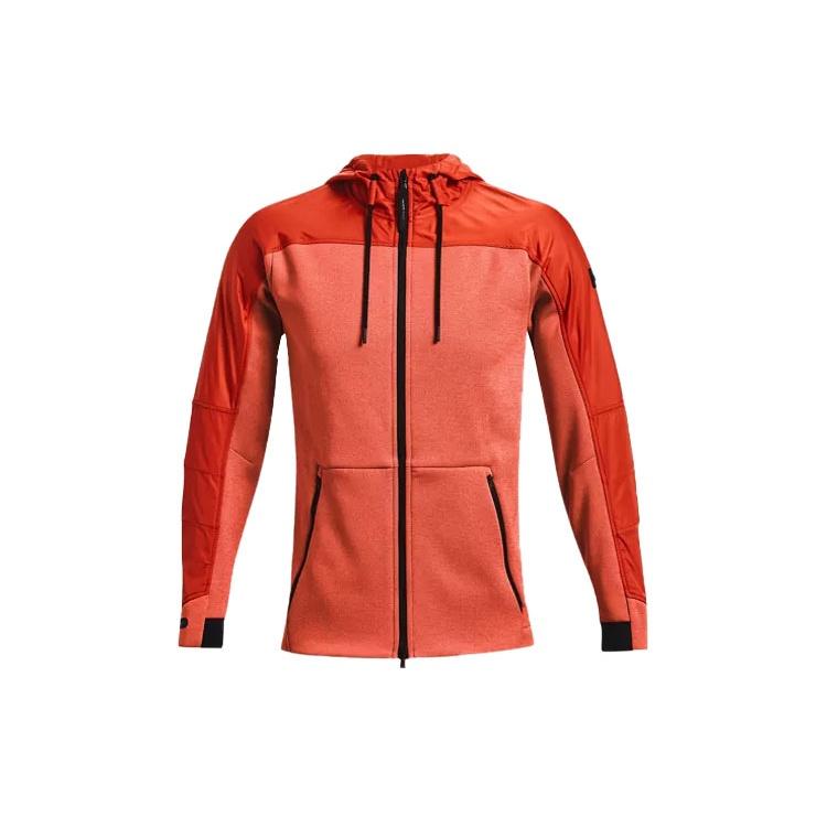 Under Armour ColdGear Swacket Jacket Coral Red Men s 1320710-830 XXL