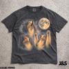 Three Shetland Sheepdog Moon Shirt, Sheltie Dog Tshirt, Sheltie Lover Gift, Dog Mom Tee, Collie Breed Nature Graphic Shirt for Dog Lovers