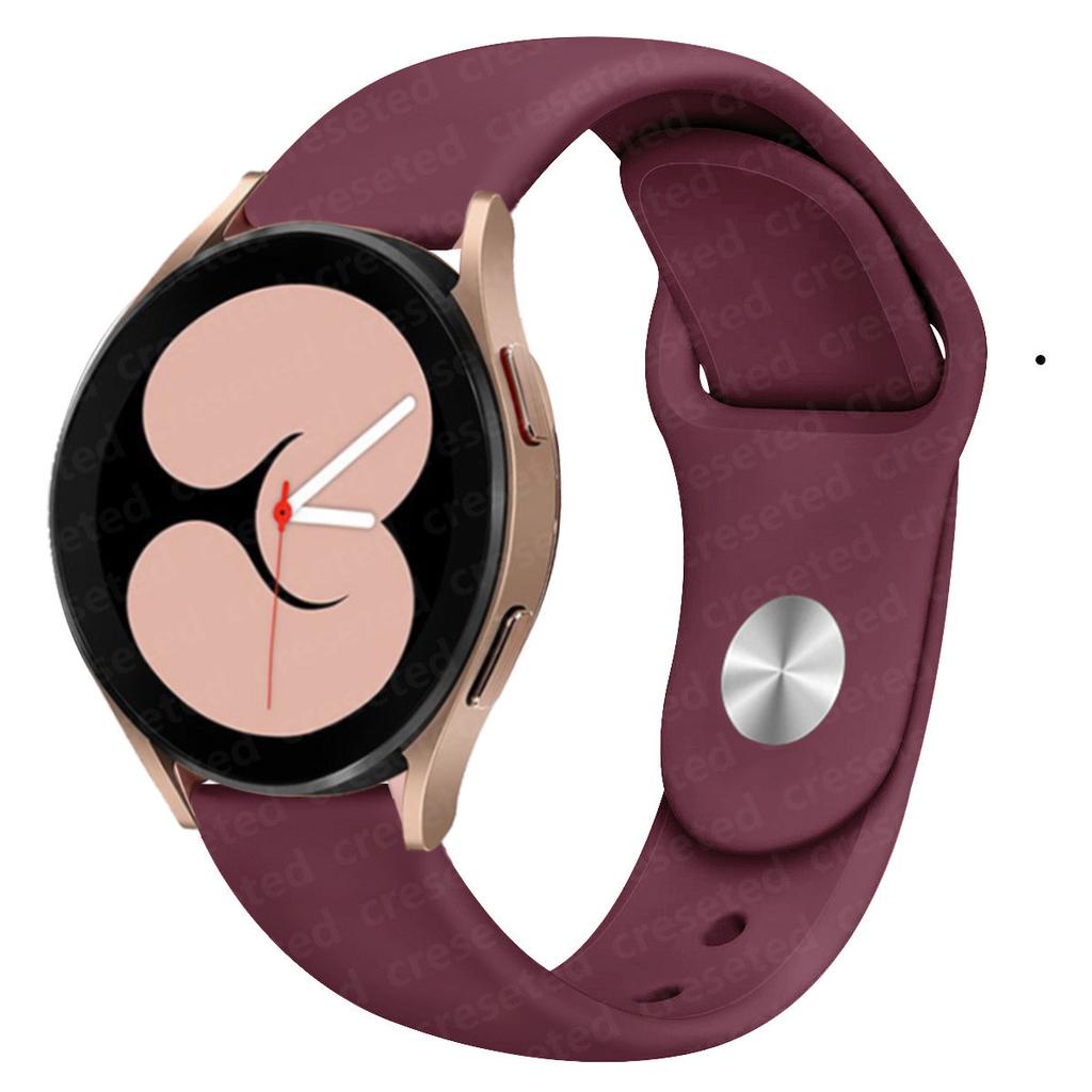 20mm/22mm Watch Straps For Samsung Galaxy watch 7/6/4/classic/5 Pro/Gear S3 Silicone bracelet Huawei watch GT 2/2e/pro/3/4 band