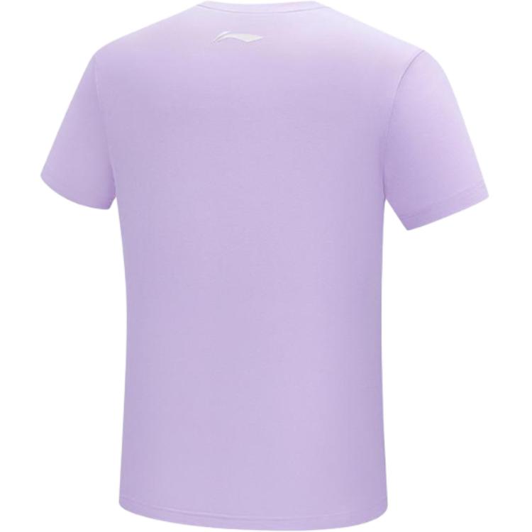 Li-Ning Comfortable Simple Versatile Sports Letter Animal Print Short Sleeve T-Shirt Unisex Tops AHST823-2